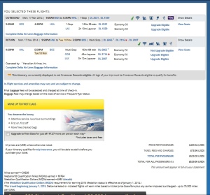 delta-com bos to hnl