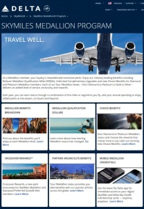 delta medallion program page from delta-com