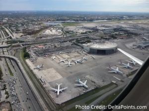 mia airport at takeoff delta points blog