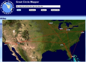 my mia mileage run map delta points blog