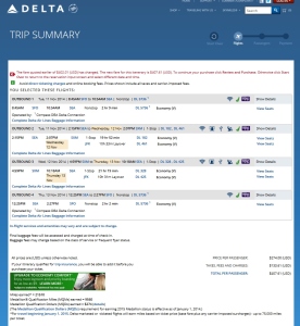 sfo-sea-sxm both ways