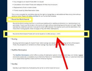 the end of delta round the world tickets