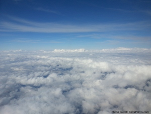 view of clouds delta points blog on american air