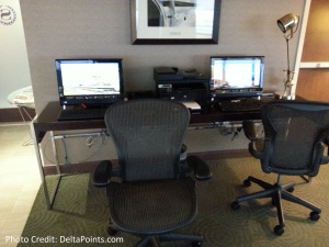 computer work area sheration club mia airport delta points blog