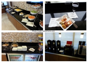 dinner time snack choices sheraton club MIA airport delta points blog