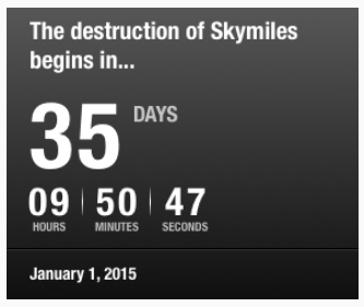 The 2015 Alaska Air awards chart – IN YOUR FACE DELTA!