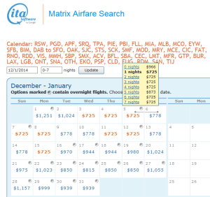 florida to califonia