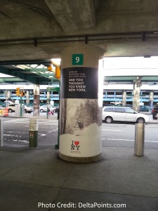 Centurion Lounge LGA LaGuardia Airport american express delta points blog outside (2)