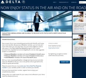 delta hertz promo
