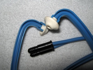 old airline headphones