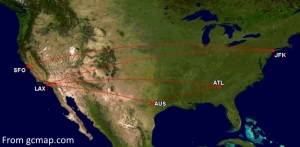 our delta mileage run for the next few days