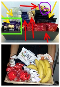 delta snack baskets 1st class old and new