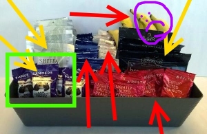 newish delta snack basket