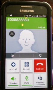 over 1 hr on hold aa