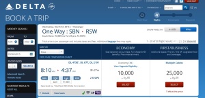 sbn to rsw sale delta points