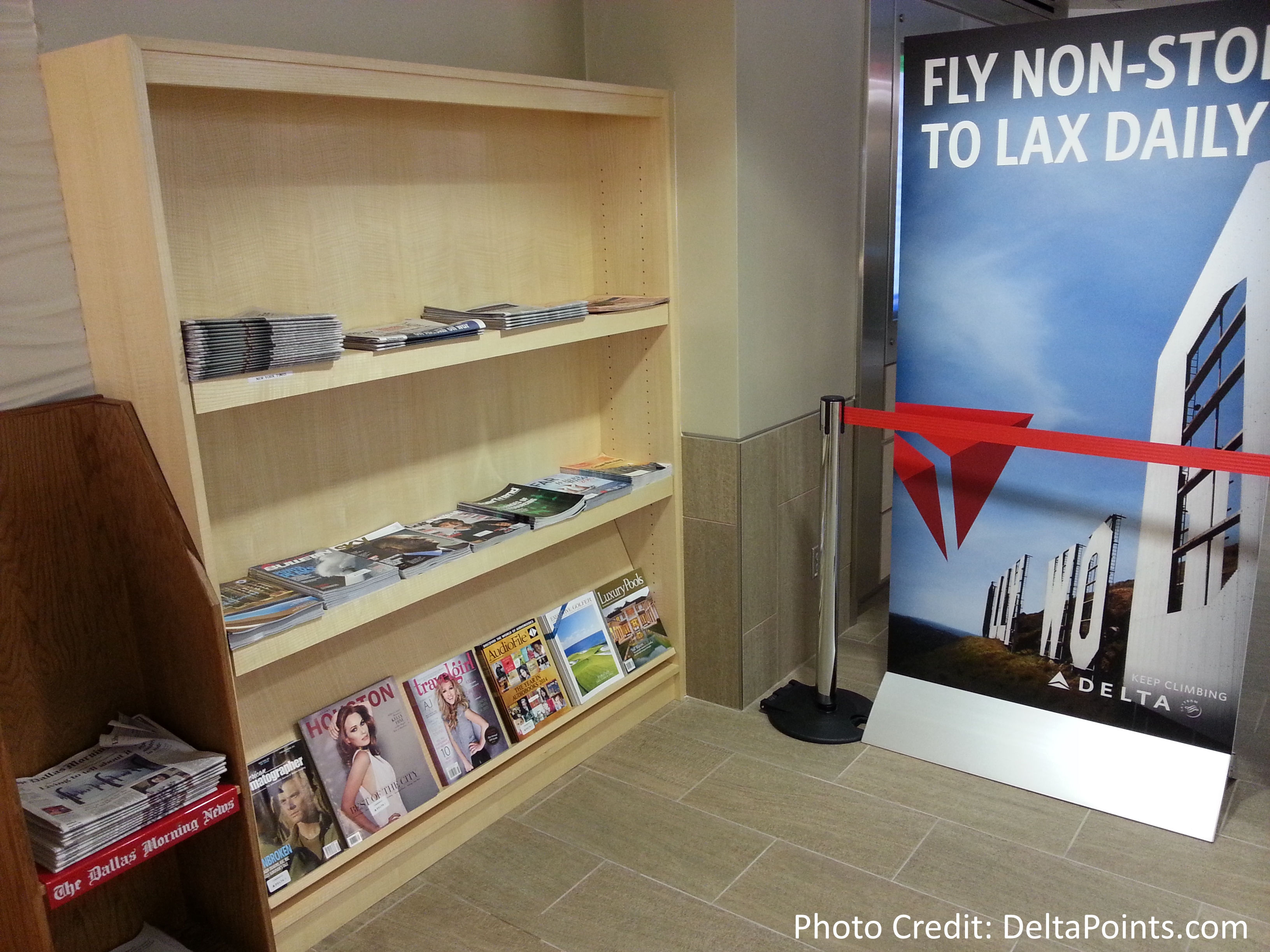 DFW Dallas / Fort Worth “E” Delta Skyclub – 2015 Delta Mileage Run