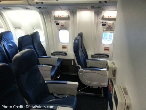 Delta 767-300 domestic coach exit row 26 seat 3 Delta points blog