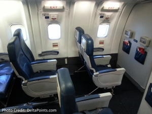 Delta 767-300 domestic coach exit row 26 seat 4 Delta points blog