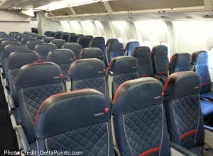 Delta 767-300 domestic comfort plus seat 1 Delta points blog