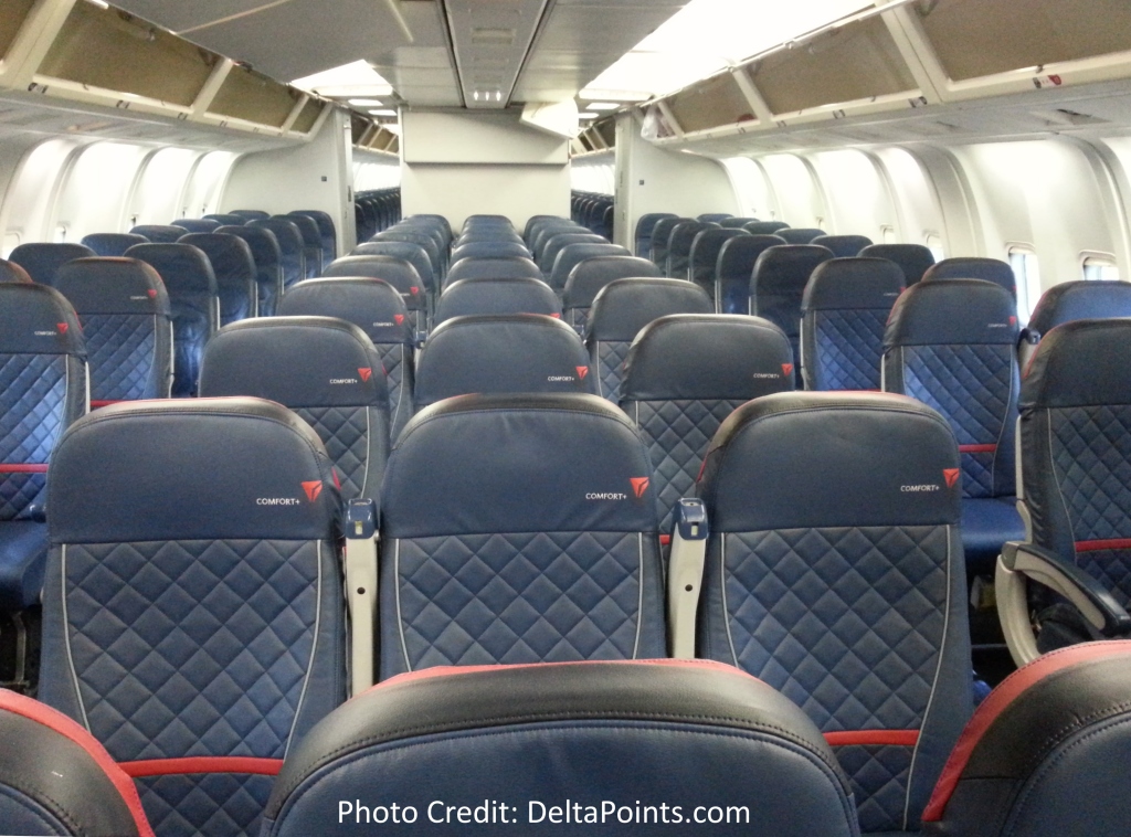 a row of seats in an airplane