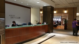 Entrance help desk Salt Lake SLC  Delta Skyclub Delta Points blog