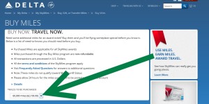 buy delta skymiles on delta-com