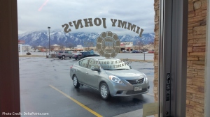 getting jimmy johns lunch on the way to alta utah delta points blog