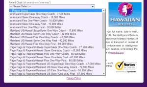 hawaiian set a award goal