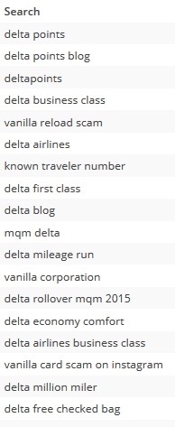Numbers, Google & Medallions – Just who reads DeltaPoints.com?
