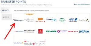 transfer membership rewards points to delta