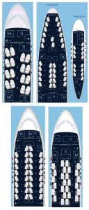 what delta seat maps with full flat bed seats look like