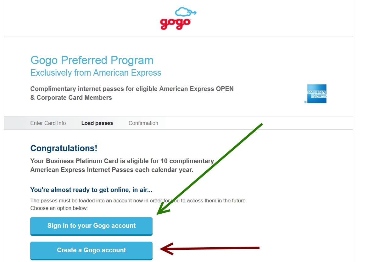 (BENEFIT EXPIRED) Link LIVE for 10 one time GoGo inflight pass from AMEX Platinum business cards