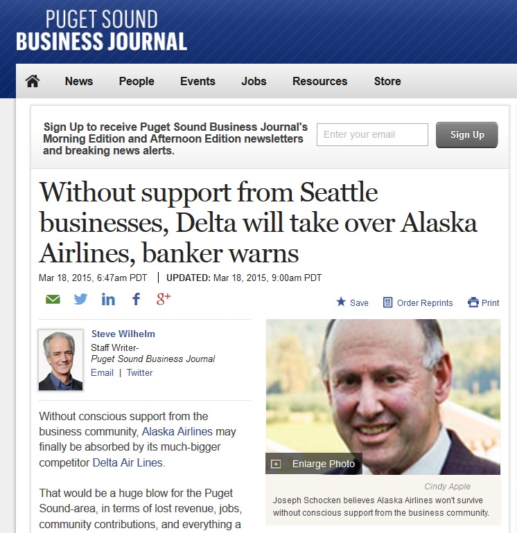 Delta will take over Alaska Airlines (unless...) From Puget Sound