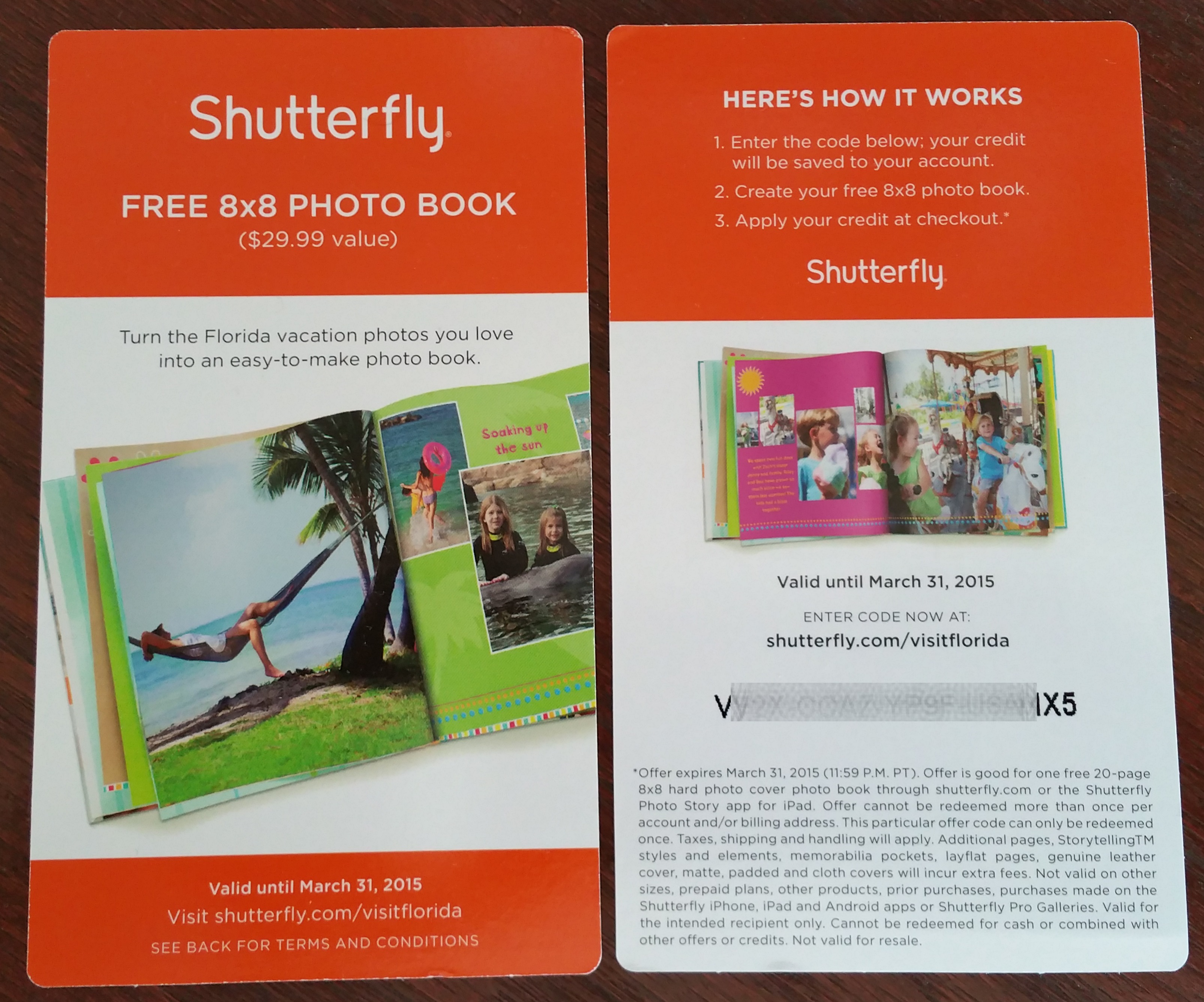 SWAG Saturday: Two 8×8 Shutterfly Photo books & 6 month Award Wallet codes!
