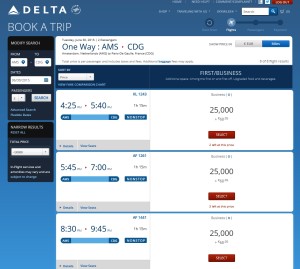 ams to cdg level 1 biz less than 24 hours layover