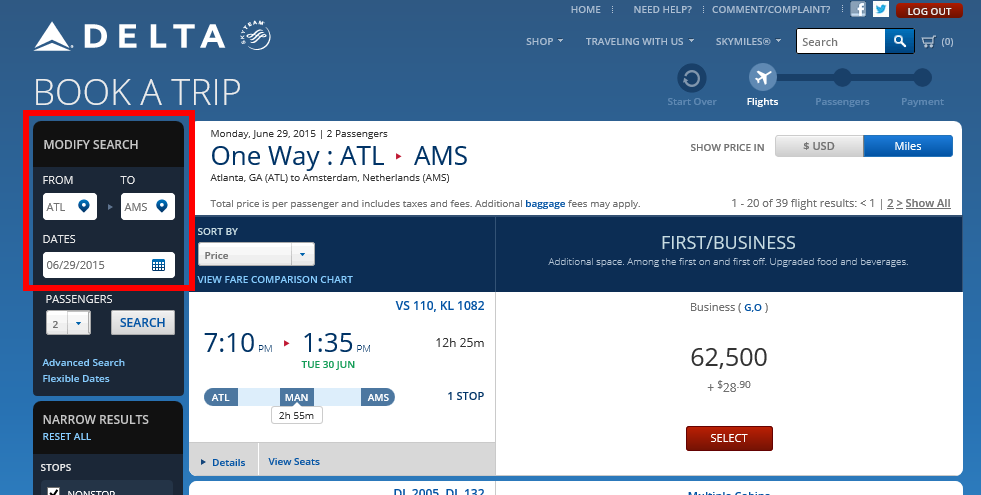 Is it time to complain to the DOT about Delta’s broken award calendar!
