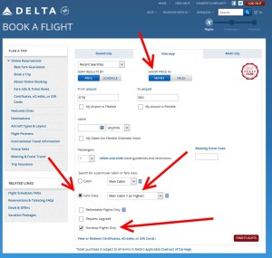 check are there seats for sale on delta-com