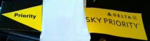 delta sky priority yellow tag