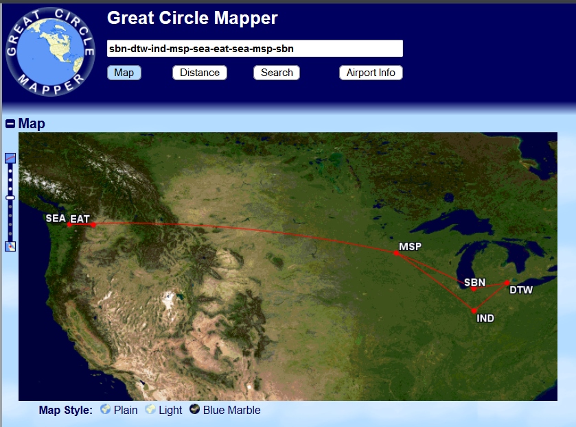 A Delta Points Mileage Run to Wenatchee (EAT) – Planning & positioning for the run