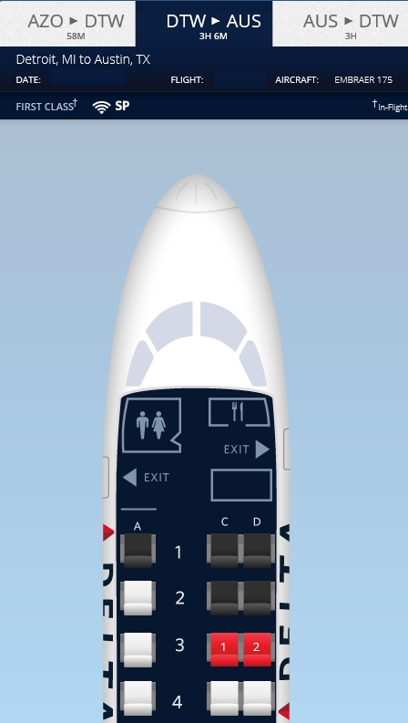 From “enhancement” to “shenanigans” Delta is now blocking seat map choices! A bug or something else?