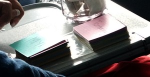 working on ariport code flash cards