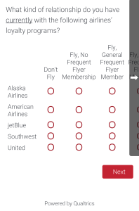 Delta Air Line Survey about SkyMiles May 2015 (13)