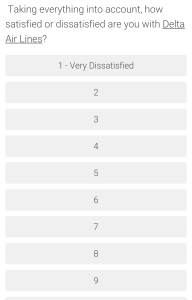 Delta Air Line Survey about SkyMiles May 2015 (2)
