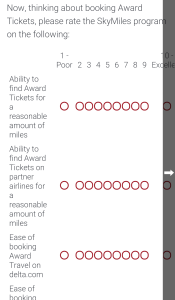 Delta Air Line Survey about SkyMiles May 2015 (7)