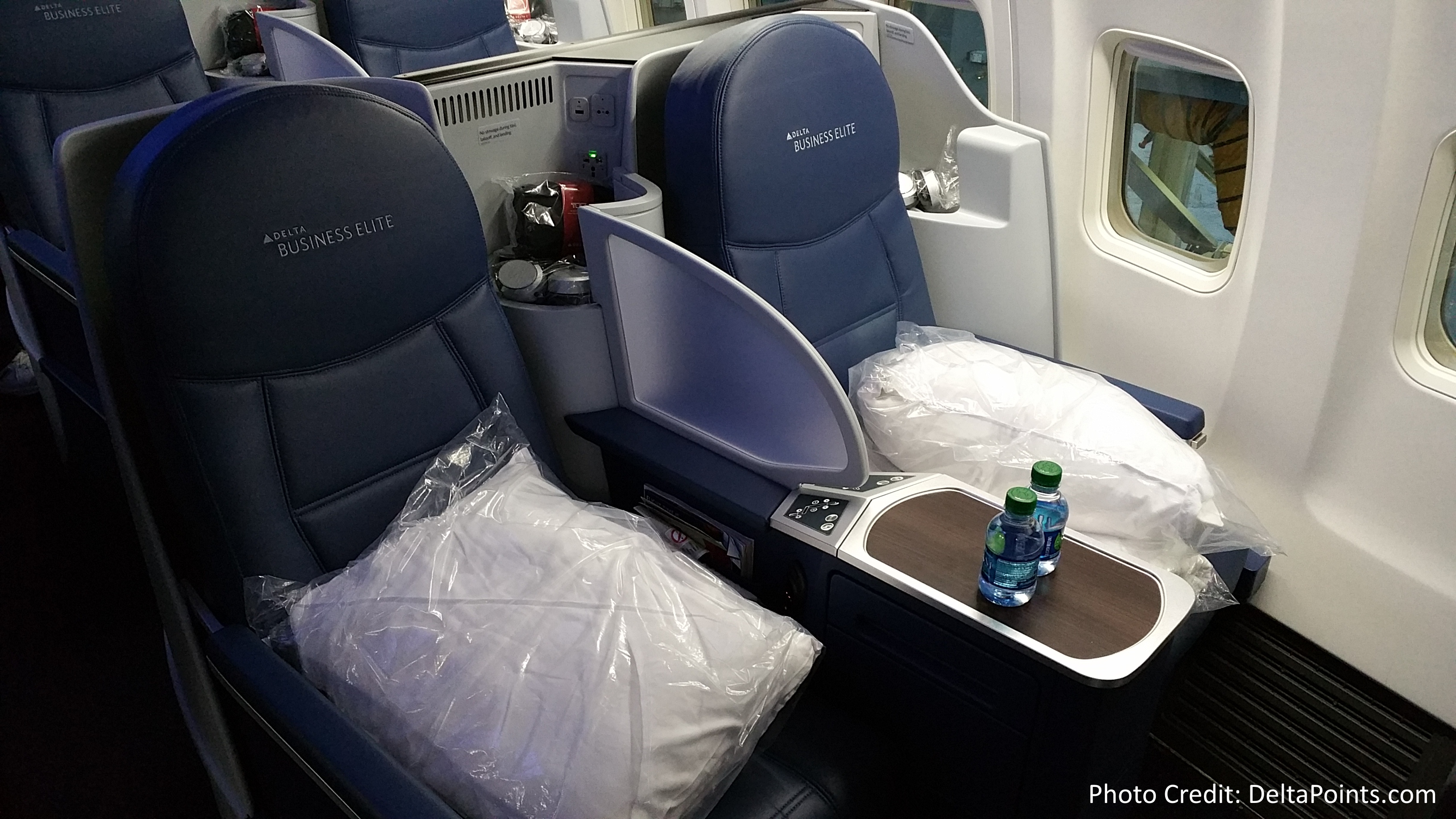 Delta Air Lines DeltaONE 757 seats and service SFO to NYC (and back) review
