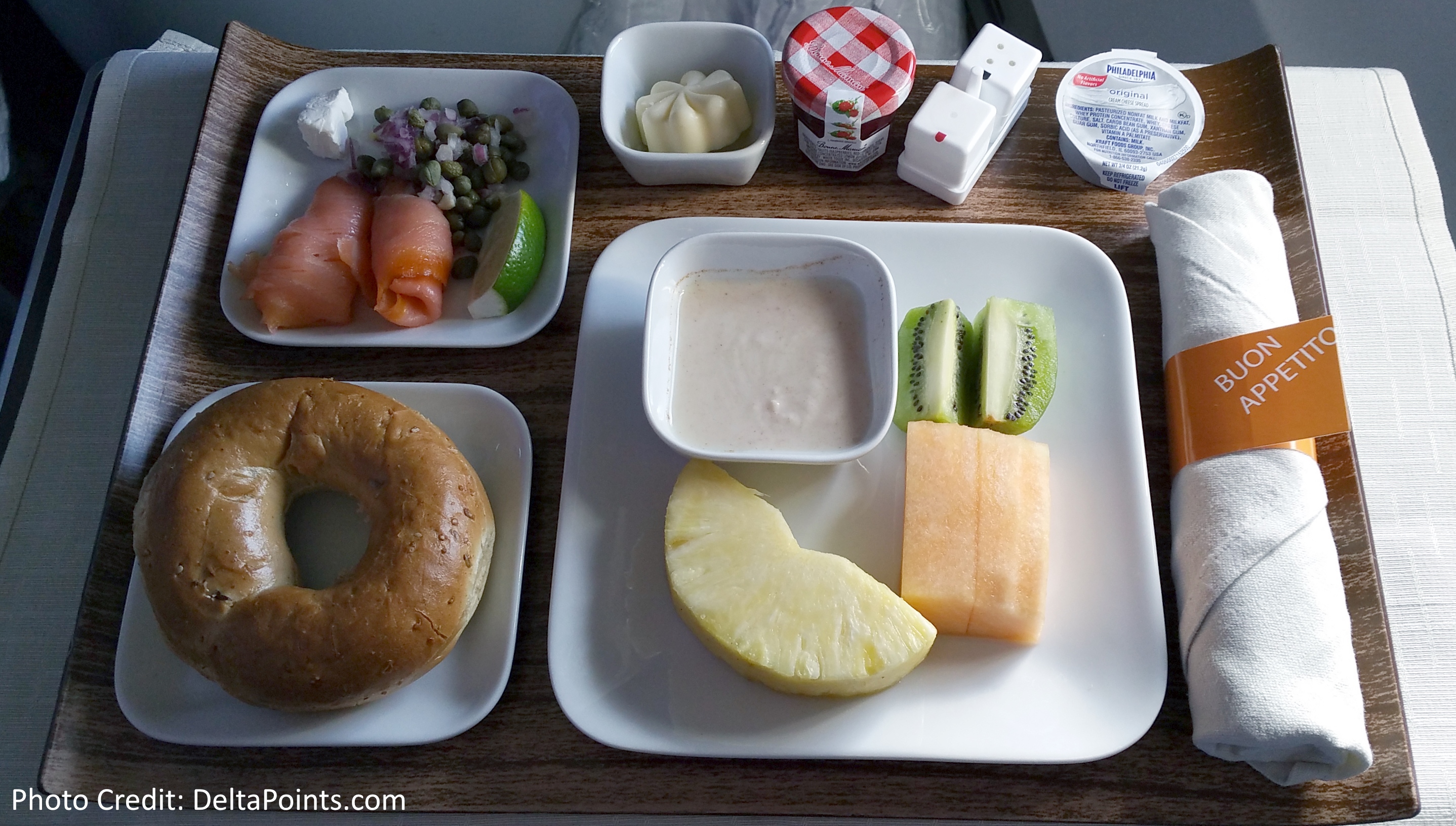 Delta Air Lines DeltaONE 757 seats and service SFO to NYC (and back) review