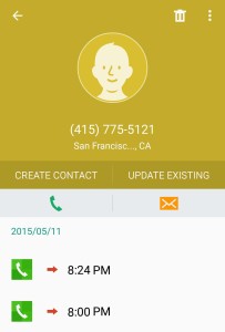 call log to airport express