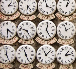 jet lag many clocks