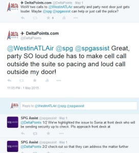 sound issues at westin atl