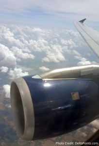 view from 1st class delta points blog